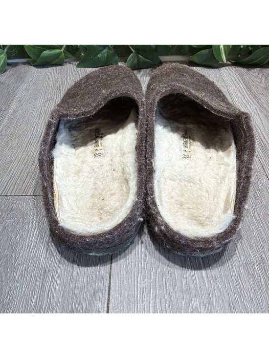 BIRKENSTOCK  Zermatt  Genuine Shearling Lined Brown Slipper Size 39 L8 main image 7